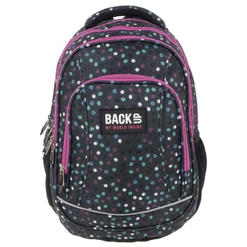 Rucsac scoala BackUP model A 21 punct, multicolor Rucsac scoala BackUP model A 21 punct, multicolor