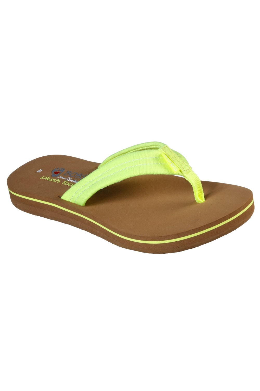 Papuci flip-flop Bobs Sunset Neon Summer, Galben, 40