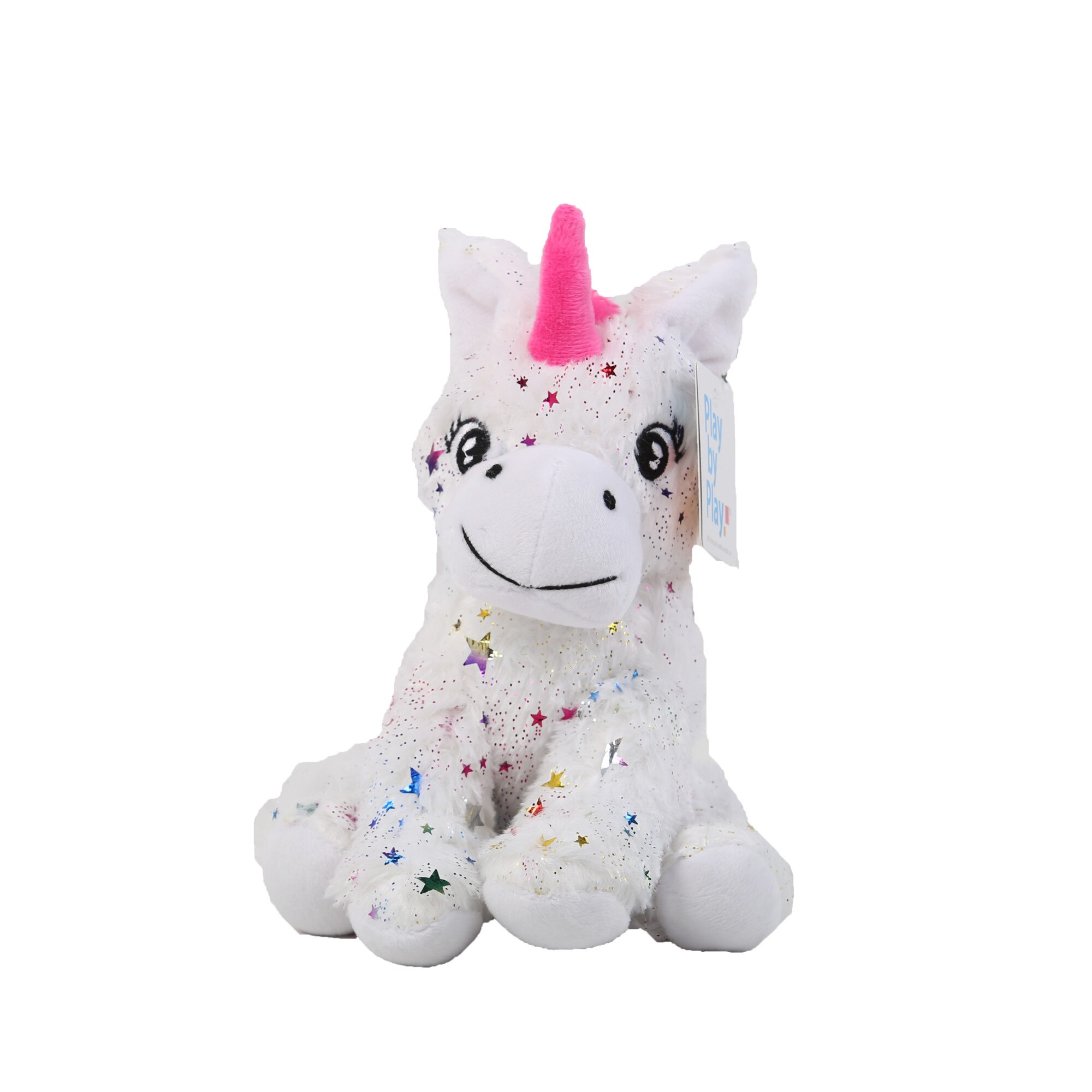 Jucarie de plus Unicorn, inaltime 20 cm, alb