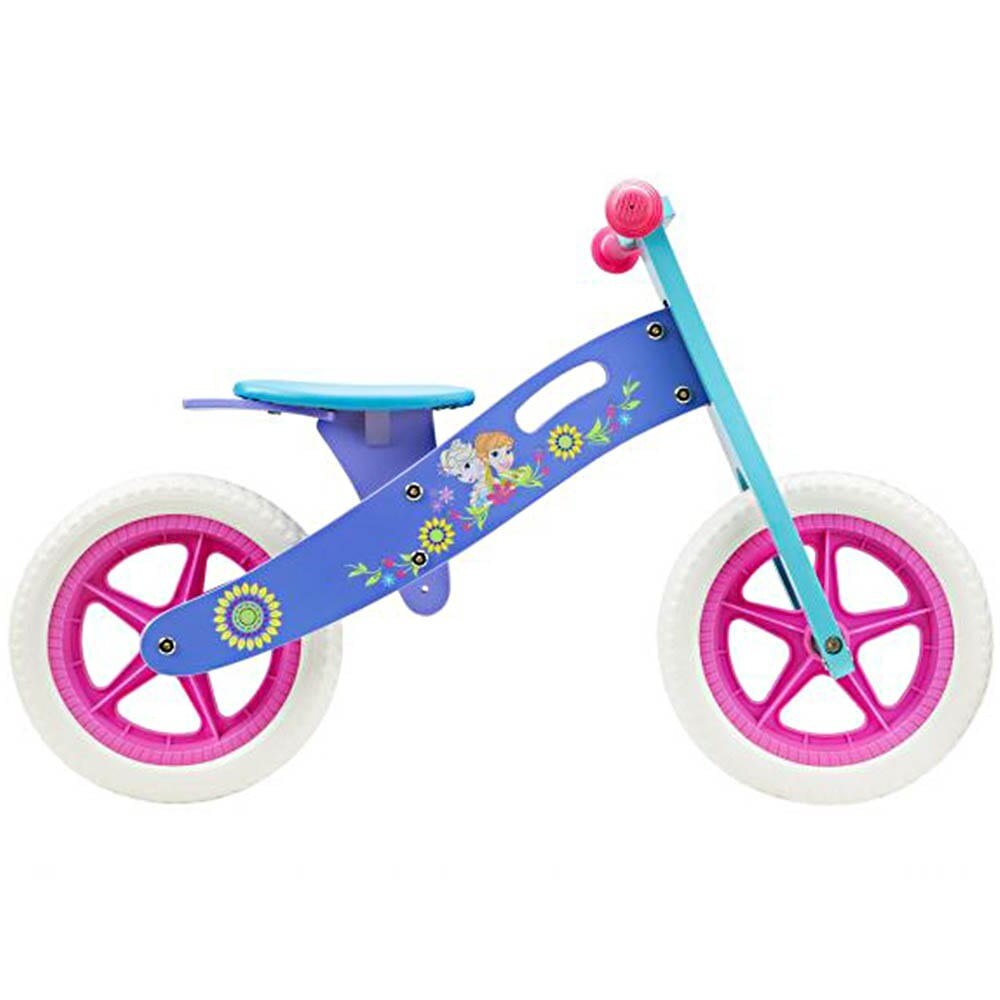 Bicicleta fara pedale din lemn, Seven, Model Frozen