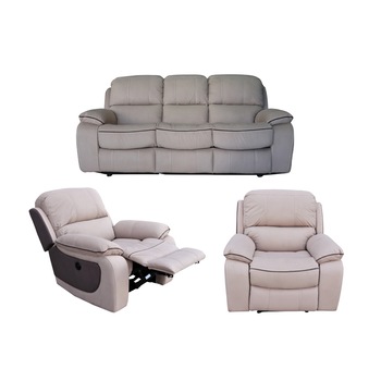 Set Canapea 3 locuri Extensibila si 2 fotolii cu recliner electric, Md 9880 (83/81), Stofa Calf Suede (piele de caprioara) Set Canapea 3 locuri Extensibila si 2 fotolii cu recliner electric, Md 9880 (83/81), Stofa Calf Suede (piele de caprioara)