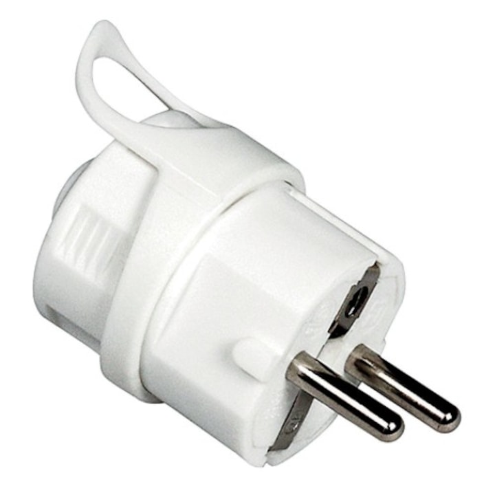 Stecher 16A, IP20, alb, Commel, 524353