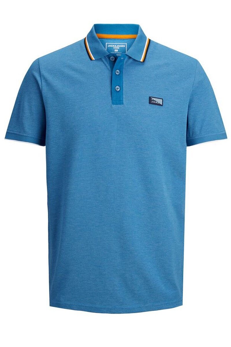 Tricou barbati Polo, Albastru, Albastru, L