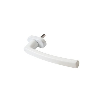 Maner pentru ferestre-usi osciloculisante, Roto, cu patrat de 43 mm, aluminiu, culoare alb, cu logo Maner pentru ferestre-usi osciloculisante, Roto, cu patrat de 43 mm, aluminiu, culoare alb, cu logo