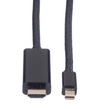 Cablu Mini Displayport la HDMI UHD 4K T-T 2m,HDMI-MINI-DP-2 Cablu Mini Displayport la HDMI UHD 4K T-T 2m,HDMI-MINI-DP-2