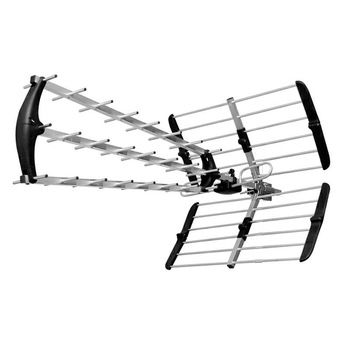 Antena TV PNI ATD 25S DVB-T cu amplificator 12-17 dB, pentru semnal TV digital, UHF, 38 elementi, negru Antena TV PNI ATD 25S DVB-T cu amplificator 12-17 dB, pentru semnal TV digital, UHF, 38 elementi, negru