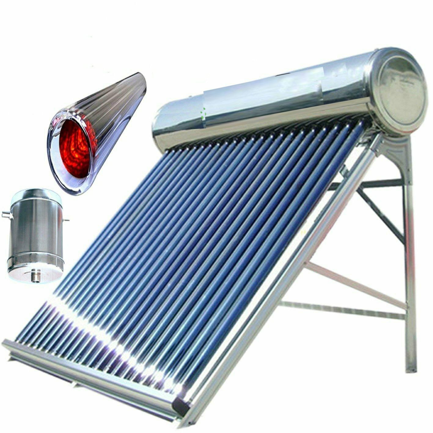 Отопление круглый год. Солнечные водонагреватель (Солнечный гелиоколлектор). Солнечный водонагреватель 200л. Солнечный водонагреватель Royal 200 л. Вакуумный трубчатый Солнечный коллектор (SHC).