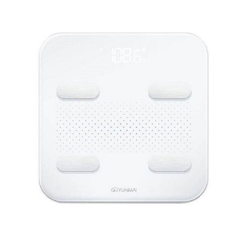 Cantar corporal Smart Yunmai S M1805, 17 functii de masurare, 5-180kg, Control prin aplicatie, Bluetooth 4.0, Alb