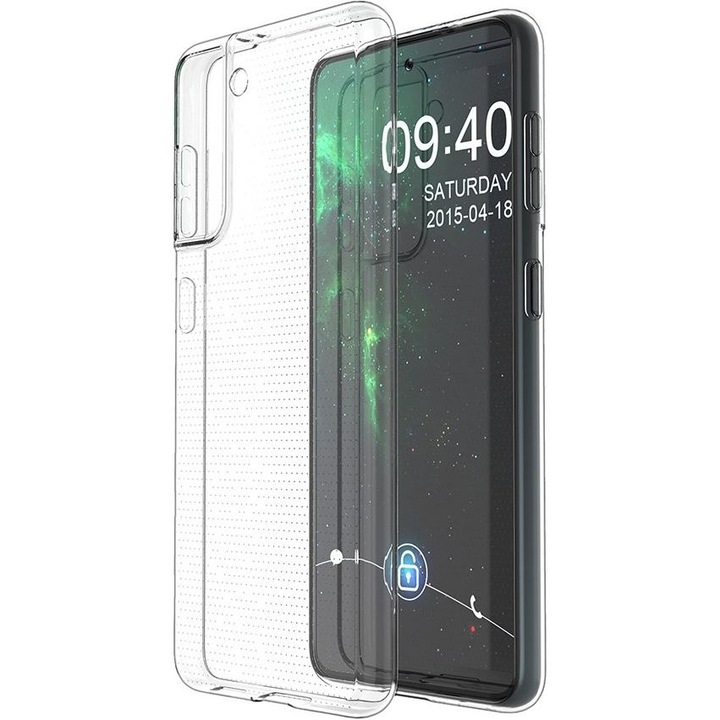 Калъф за телефон Ultra Clear 0.5mm Gel TPU за Samsung Galaxy S21 5G, прозрачен