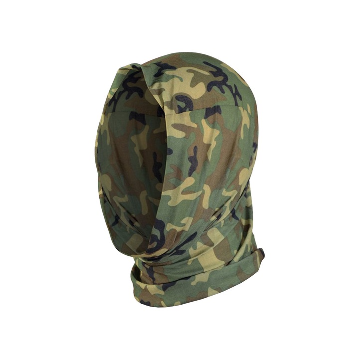 Esarfa de protectie, Mil-Tec, Poliester, Verde, Marime Universala