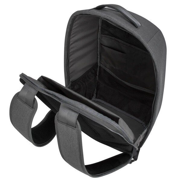 Rucsac Cypress Eco Security, Targus, Laptop maxim 15.6", Poliester, Gri