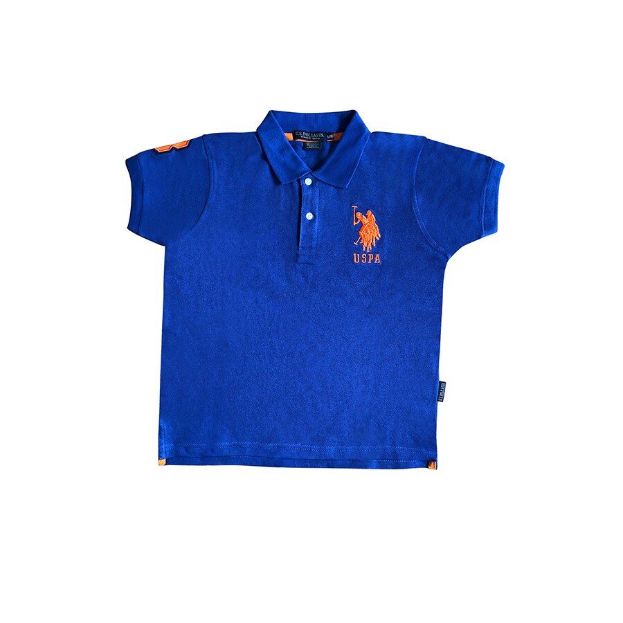 Bluza copii, US Polo Assn, bumbac, Azur