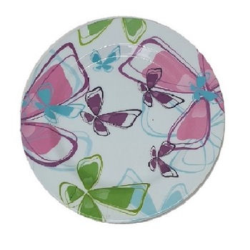 Farfurie Gemma pentru desert 3STX, 20 cm, alba cu imprimeu Farfurie Gemma pentru desert 3STX, 20 cm, alba cu imprimeu