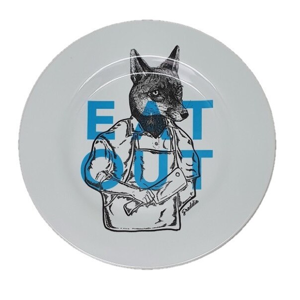 Farfurie Gemma intinsa 20 cm 7STX, Eat Out bleu