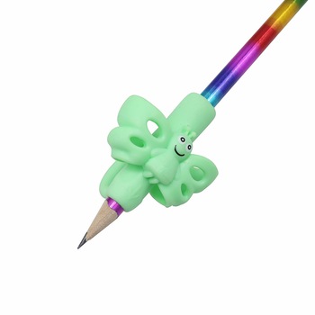 Suport Corectare a Pozitiei de Scriere 3 Degete. Prindere Creion, Pix, Stilou, Verde Suport Corectare a Pozitiei de Scriere 3 Degete. Prindere Creion, Pix, Stilou, Verde