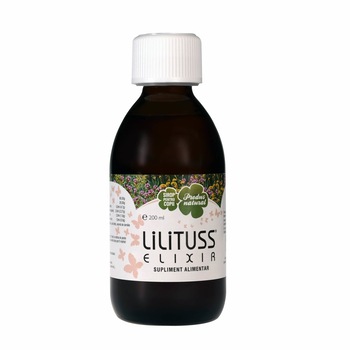Sirop de tuse pentru copii, LiliTuss Elixir, 200 ml Sirop de tuse pentru copii, LiliTuss Elixir, 200 ml