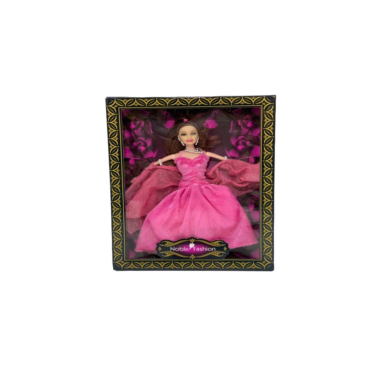 Papusa cu accesorii, mk toys, MKM719185, roz, 29 cm