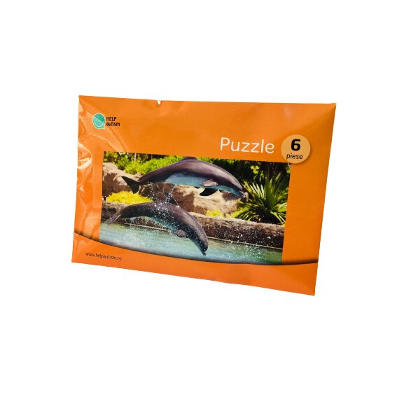 Puzzle Delfin, AHA, 6 piese, 295 x 145 mm