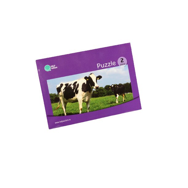 Puzzle Vaca, AHA, 2 piese, 200 x 100 mm