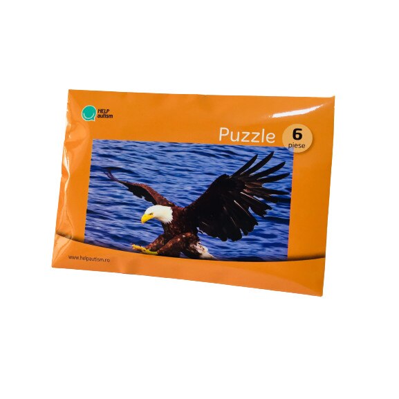 Puzzle Vultur, AHA, 6 piese, carton, 295 x 145 mm