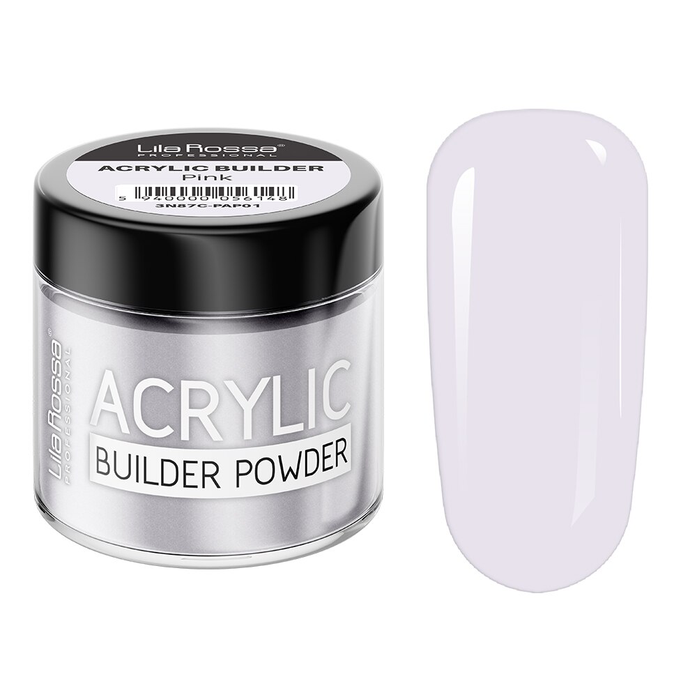 Pudra acrilica constructie, Lila Rossa, 12 g, Pink