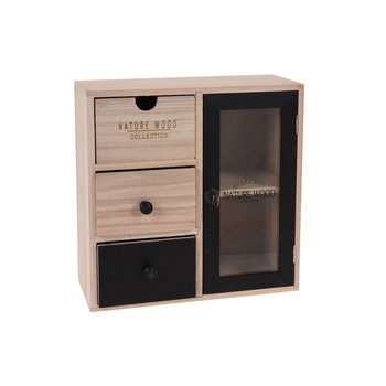 Caseta de lemn cu sertare , 28x12x28 cm Caseta de lemn cu sertare , 28x12x28 cm