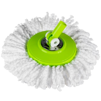 Rezerva mop rotunda, GreenBlue GB831, alb-verde Rezerva mop rotunda, GreenBlue GB831, alb-verde