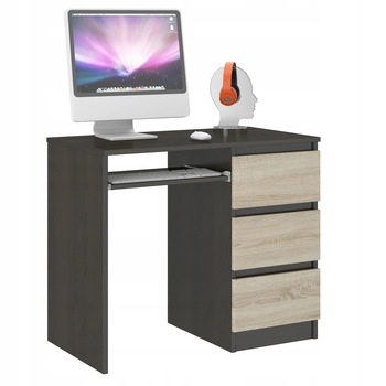 Birou, PVC, N-3 WENGE MIX SONOMA, 76x50x96 Birou, PVC, N-3 WENGE MIX SONOMA, 76x50x96