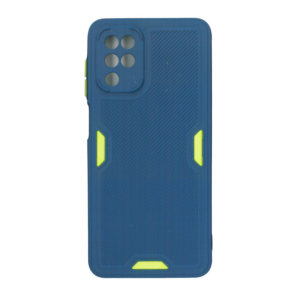 Bumper din silicon mat, albastru, pentru Samsung Galaxy A12