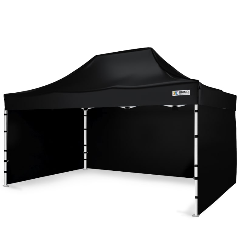 Cort de petrecere 3x4,5m premium aluminium Negru