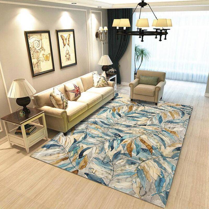 Covor Heinner Cu Print Digital 3D 70X140 Cm Leafs