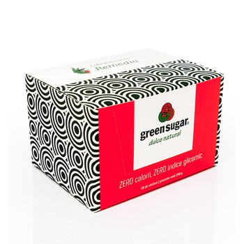 Indulcitor Green Sugar, 50 plicuri, 200g Indulcitor Green Sugar, 50 plicuri, 200g