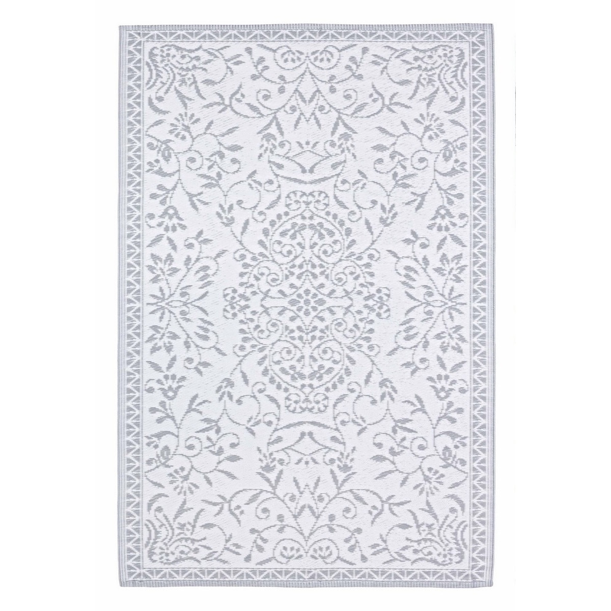 Covor din polipropilena alb gri Ansedonia 150 cm x 210 cm