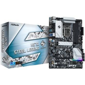 Placa de baza ASRock H570 Steel Legend, Socket 1200 Placa de baza ASRock H570 Steel Legend, Socket 1200