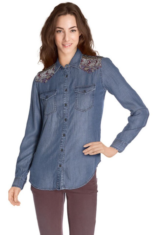 Camasa Desigual 67222, Albastru, 34