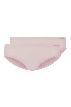 Skiny, Set de chiloti hipster - 2 perechi, Roz, One Size Skiny, Set de chiloti hipster - 2 perechi, Roz, One Size
