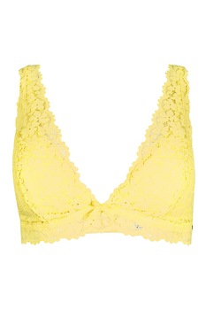 Skiny, Sutien din dantela cu model uni, Galben, 38A-B Skiny, Sutien din dantela cu model uni, Galben, 38A-B