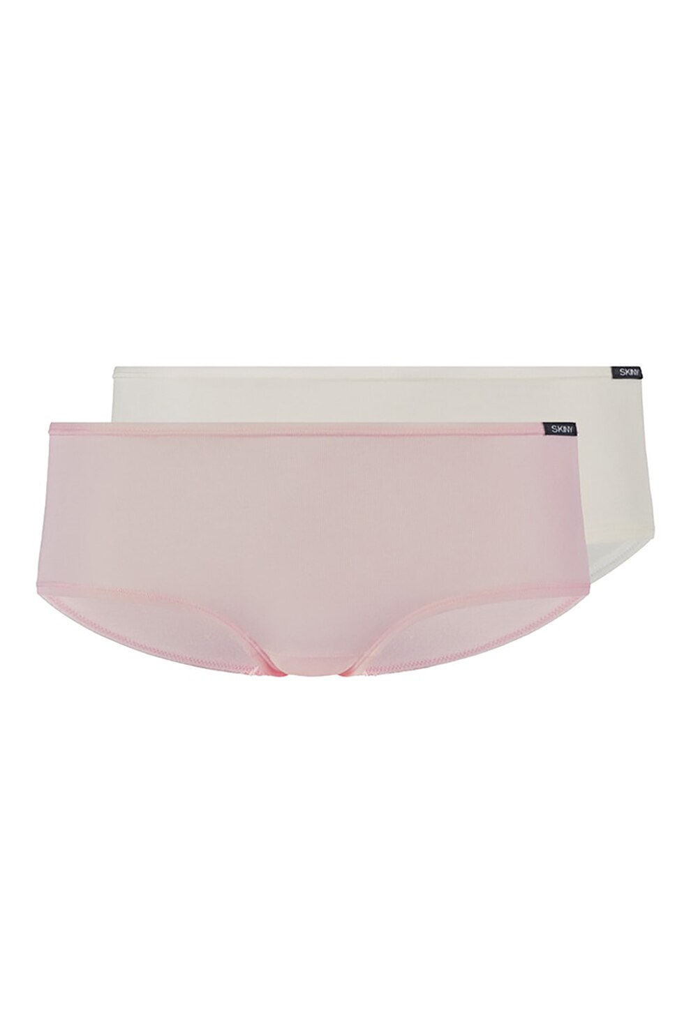 Skiny, Set de chiloti hipster - 2 perechi, Roz/Alb