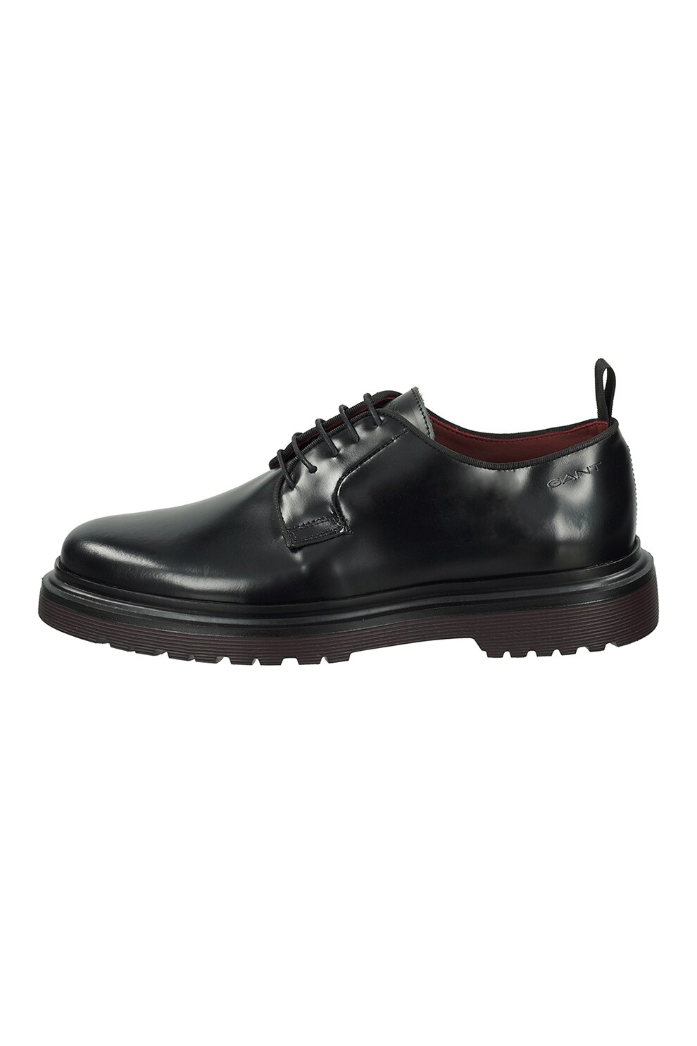 Gant, Pantofi derby de piele, Negru
