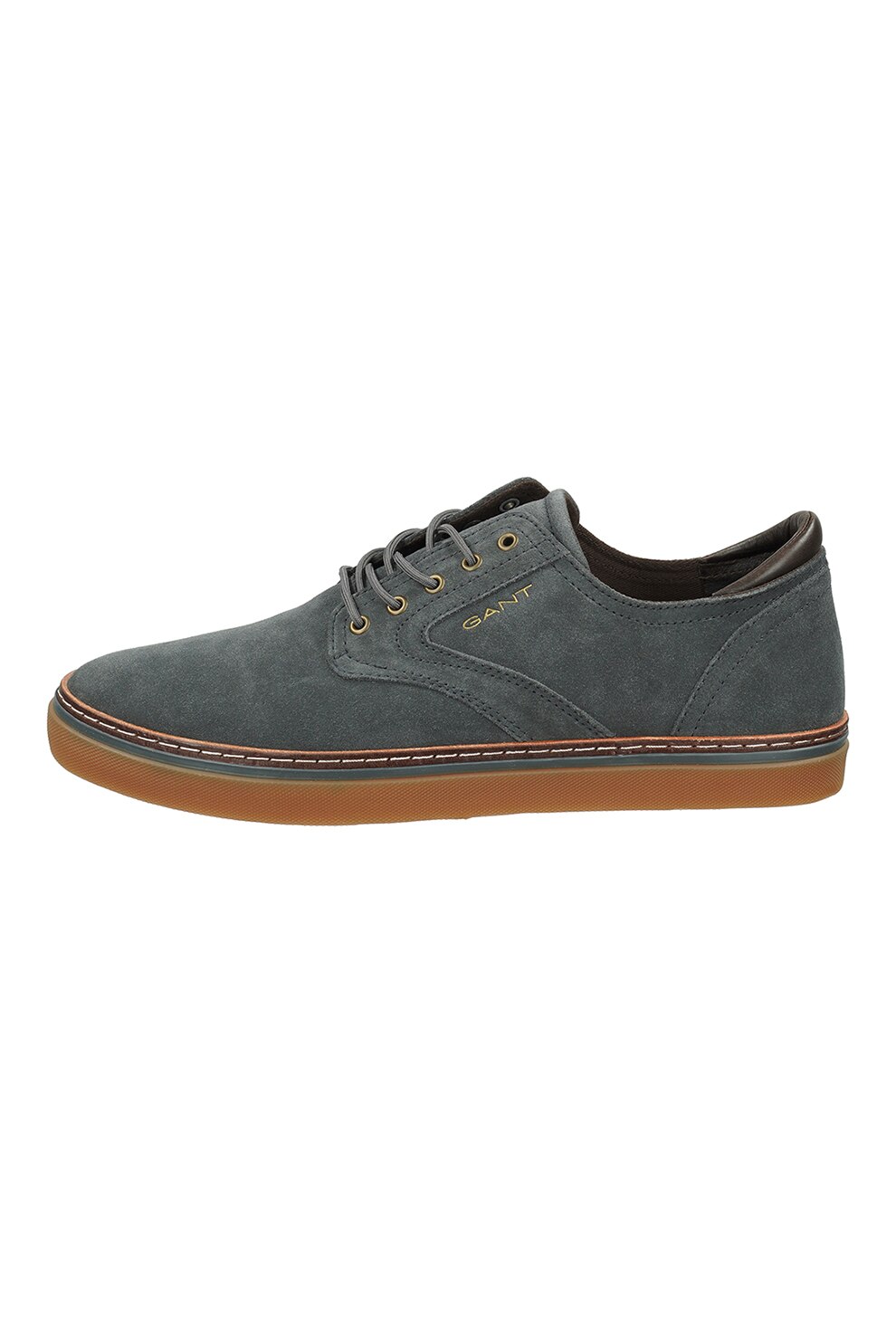 Gant, Pantofi sport casual de piele intoarsa, Gri inchis