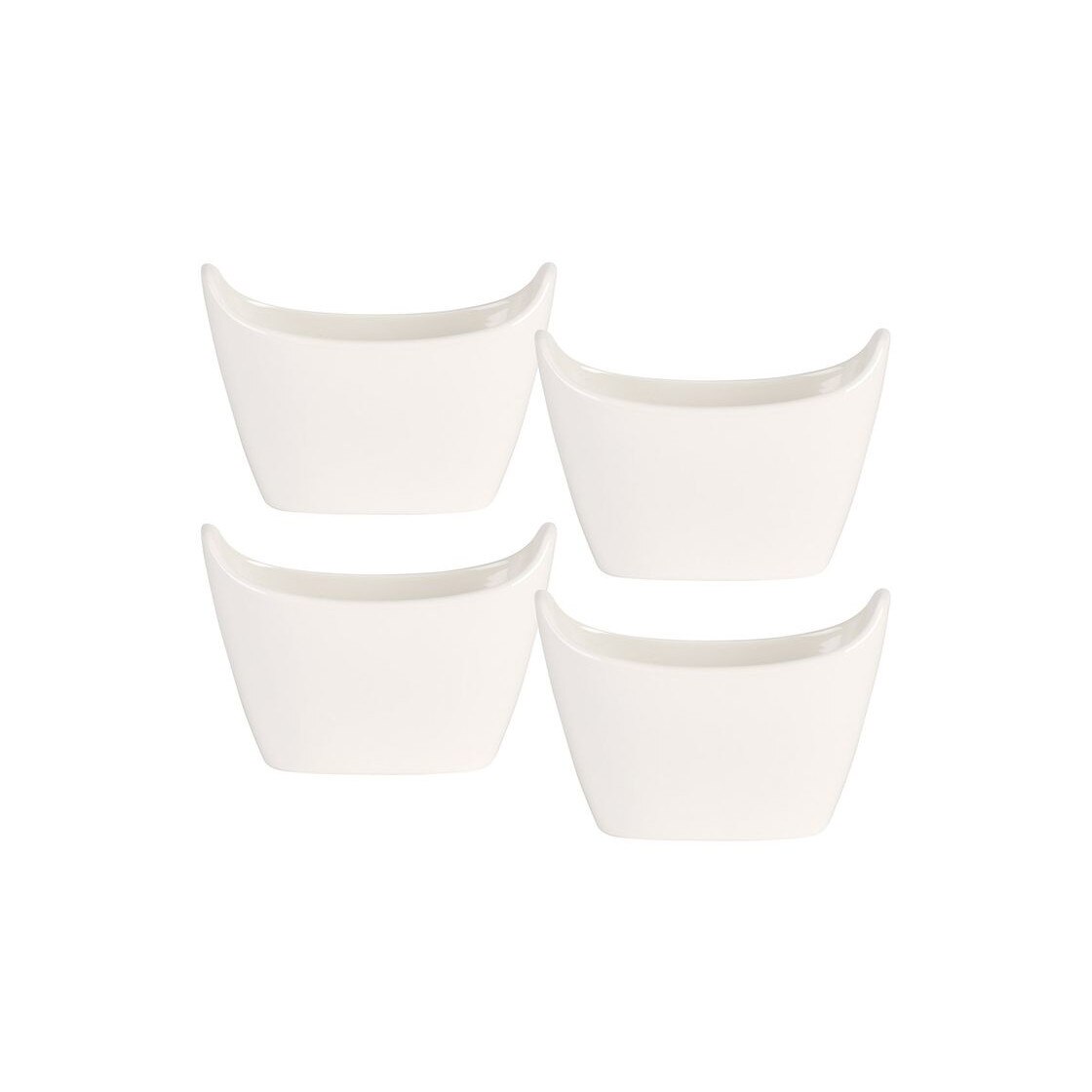 Set 4 boluri servire cartofi, portelan, alb, 0.26 l, BBQ Passion Villeroy&Boch, 305823