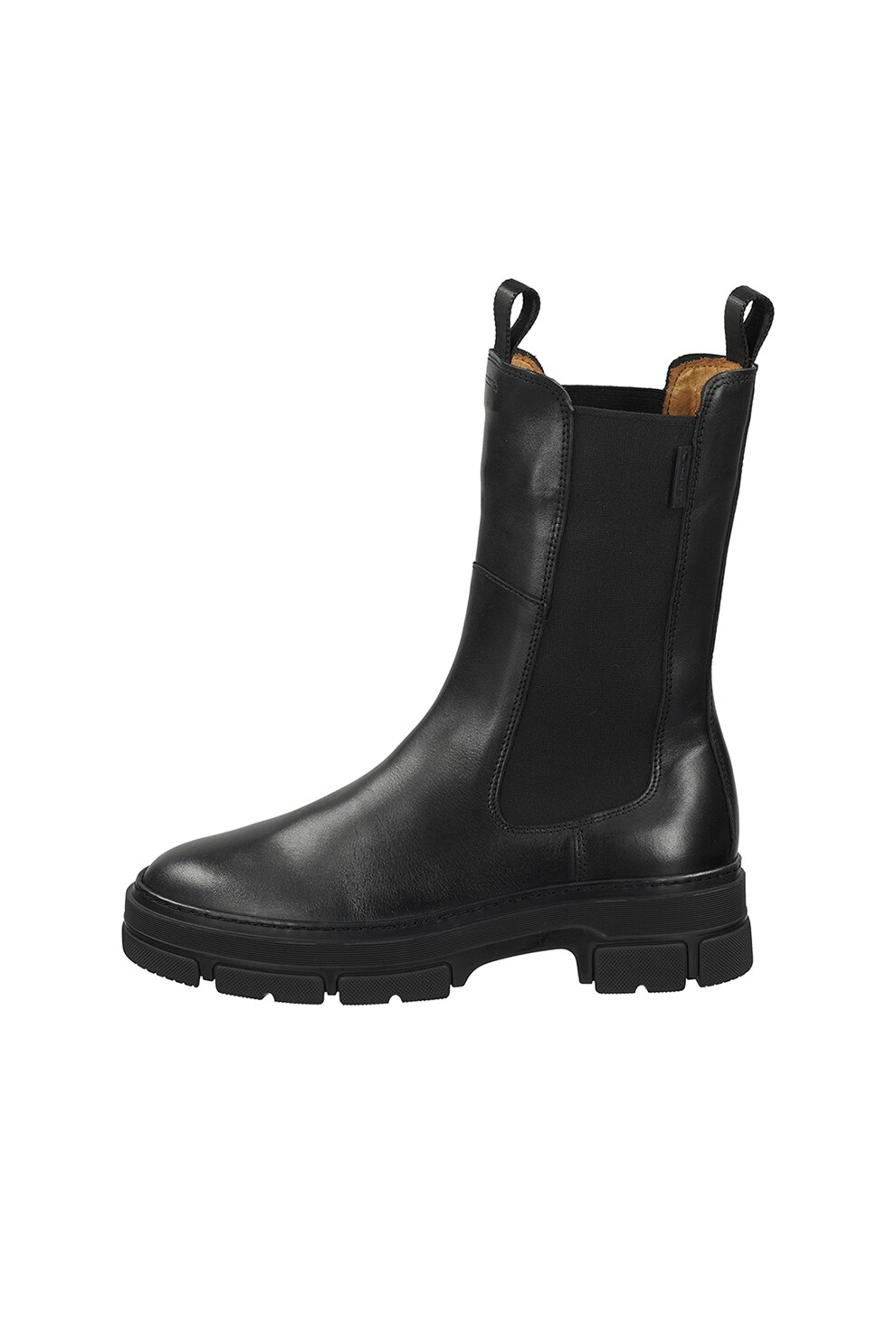 Gant, Ghete Chelsea mid-calf de piele, Negru