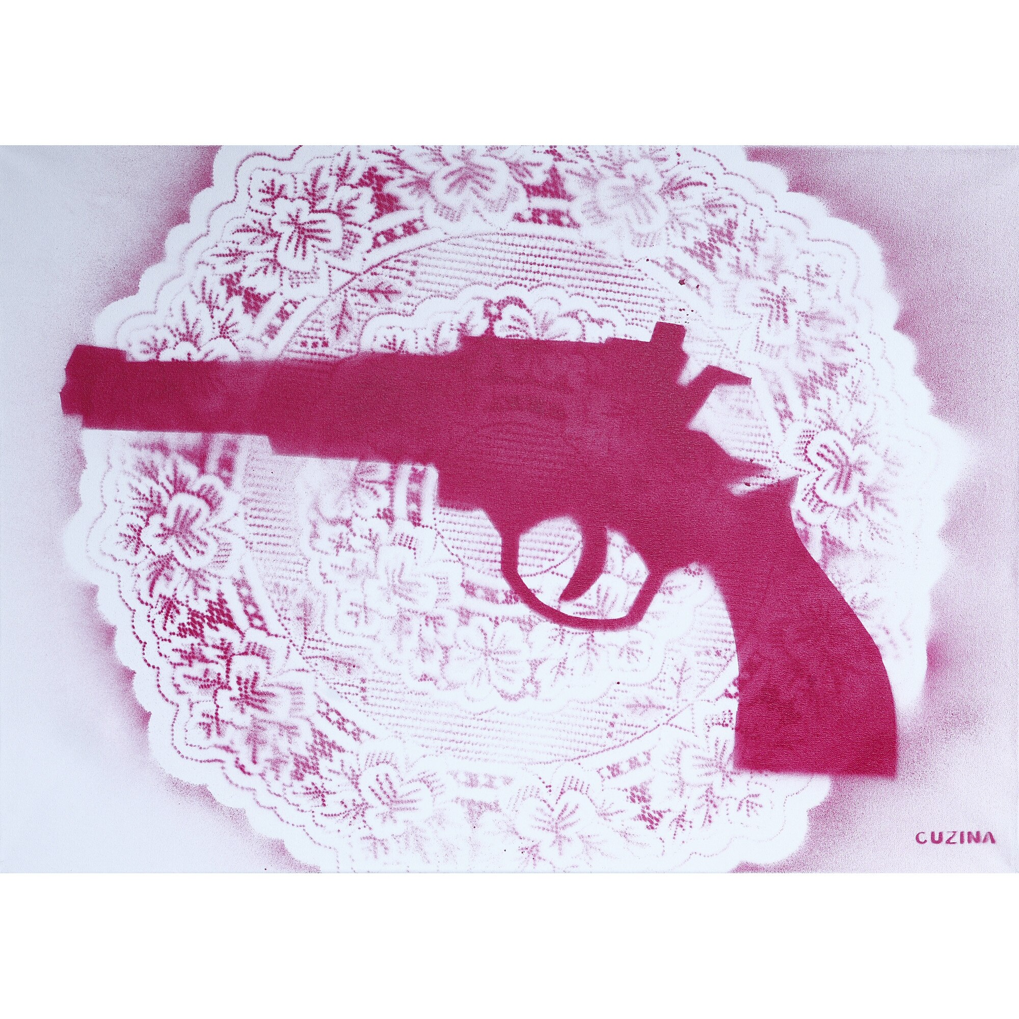 Tablou acrilic Accesorii De Lux, pictat manual Cuzina, dimensiune 70 x 50 cm