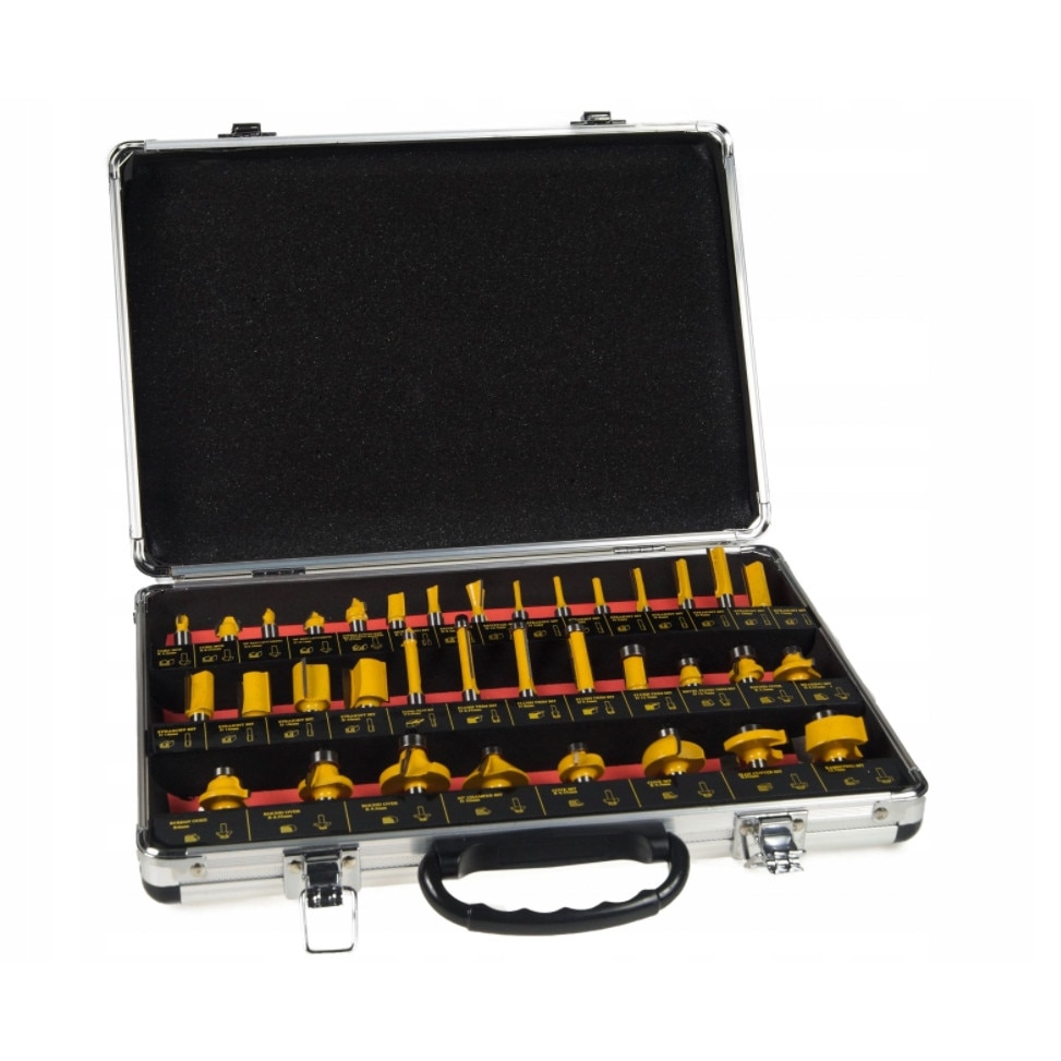 Set de 35 de freze pentru lemn BlackTools csm1054