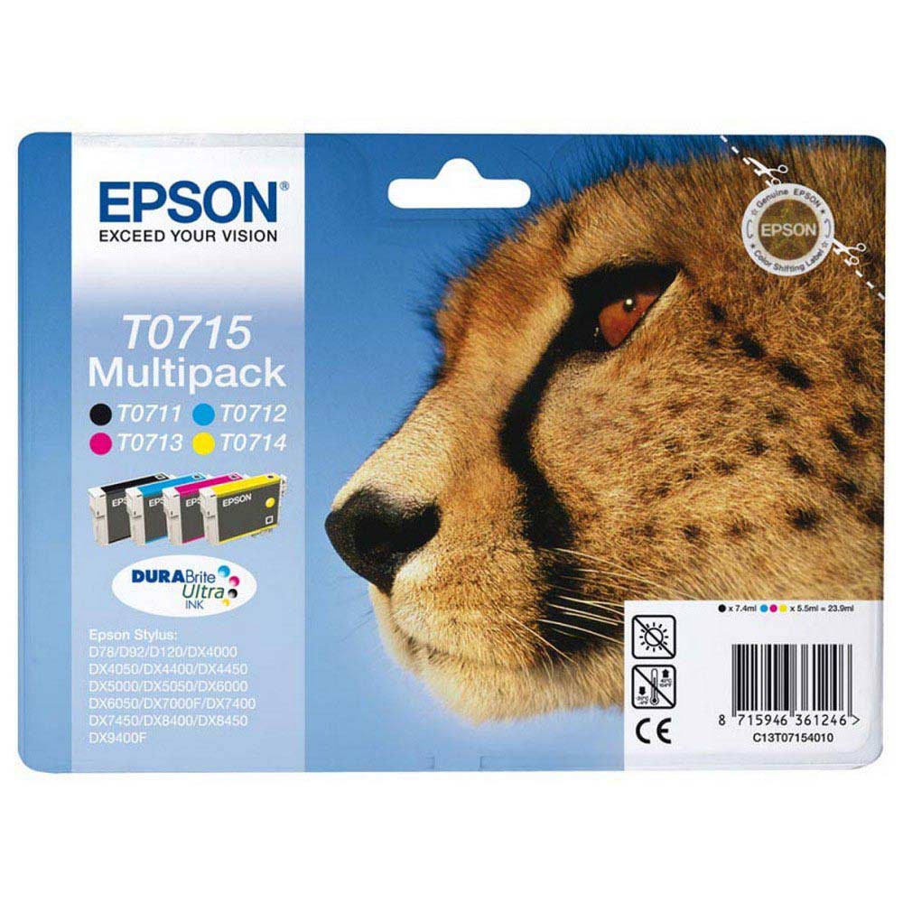 Cartus Epson 715, 4 culori, Multipack, Multicolor