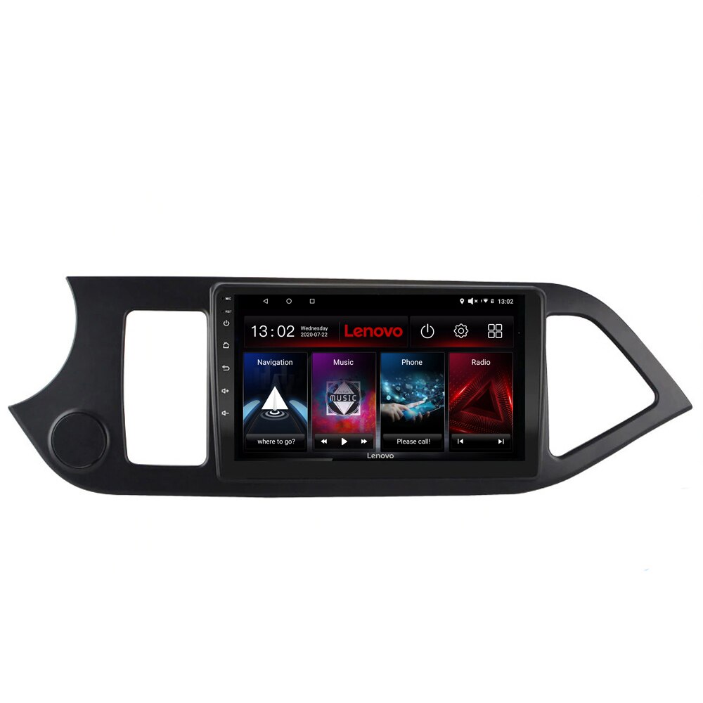 Navigatie dedicata Kia Picanto 2011-2015 Edotec, cu Android, Radio, Bluetooth, Internet, procesor Octa Core, 4G, memorie 4GB si 64GB