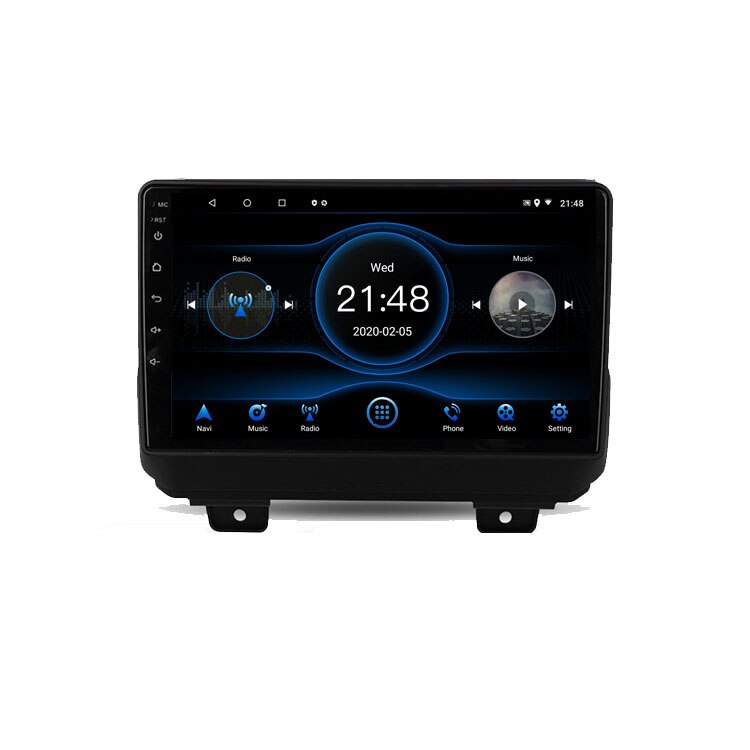 Navigatie dedicata Jeep Wrangler 2018- Edotec, cu Android, Radio, Bluetooth, Internet, procesor Octa Core, memorie 2GB si 16GB