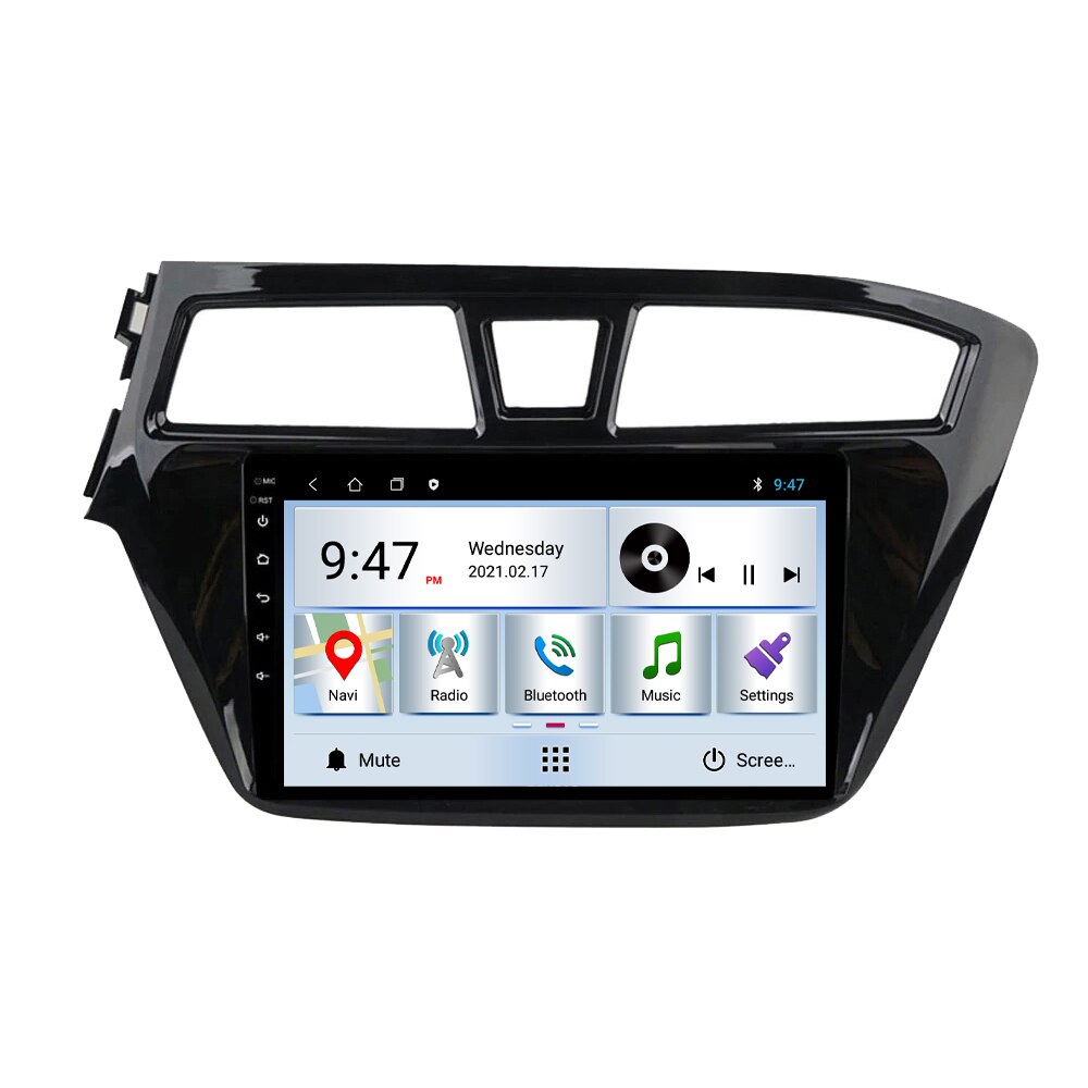 Navigatie dedicata Hyundai i20 2015-2018 Edotec, cu Android, Radio, Bluetooth, Internet, procesor Quad Core, memorie 1GB si 16GB