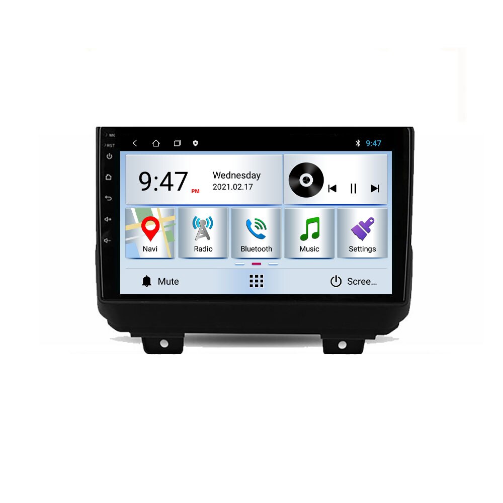 Navigatie dedicata Jeep Wrangler 2018- Edotec, cu Android, Radio, Bluetooth, Internet, procesor Quad Core, memorie 1GB si 16GB