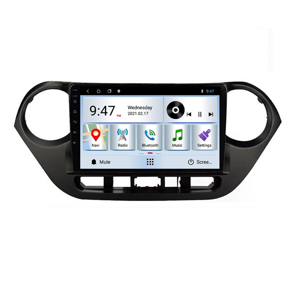 Navigatie dedicata Hyundai I10 2013-2017 Edotec, cu Android, Radio, Bluetooth, Internet, procesor Quad Core, memorie 1GB si 16GB